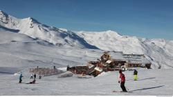 Photo Textures of Background Snowy Mountains